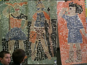 Mosaic figures